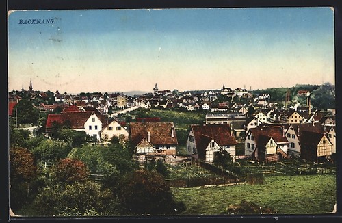 Ansichtskarte backnang - ansichtskarte,