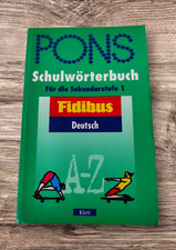 PONS Fidibus - Schulwörterbuch Deutsch; Teil: Für die Sekundarstufe I. Grammatik