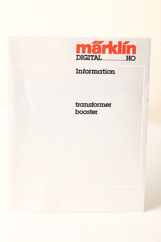 Märklin anleitung für - ,