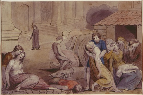 William blake pestilence 14 - william,