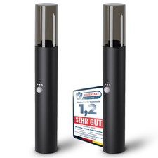 2x Gartenlampe VARDA Pollerleuchte Bewegungsmelder Dämmerungssensor E27 50 cm   