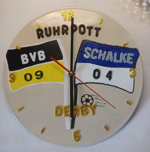 Vinyl wanduhr derby - 12"vinyl, s04-bvb