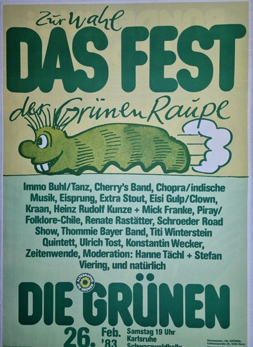 Rar plakat die grünen - plakat, grÜnen"
