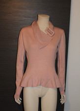 ARMANI, Luxus Pullover m. KASCHMIR, "Schalkragen", Gr. 38 (D), ALTROSA, WIE NEU