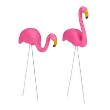 Flamingofigur Gartenornament