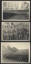 8241a❚ 3 orig. Fotos v. 1941, Kaserne Soldaten und Vereidigung in Marburg / Lahn