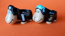 Ferrero Eierbecher (#14) - 2 Schafe - schwarz - guter Zustand - rar