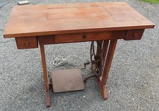 Alte Nähmaschine Textima Veritas mit Fußantrieb versenkbar VEB Wittenberge DDR