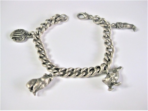 Antikes bettelarmband silber - antikes,