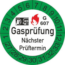 Gasprüfung  G607  Wohnwagen