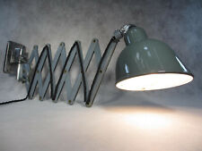 SIEMENS Scherenlampe Art Deco Lampe Werkstatt Lampe Wandlampe Industrie Lampe