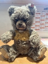 Steiff Teddy Original Vintage Teddy Bear mit Knopf und Schild