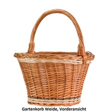 Gartenkorb Weidenkorb Obstkorb Geflochtener Korb Weide Pflanzkorb