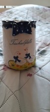 Keramik behälter blau weiß - keramik,