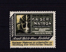 Reklamemarke Kaiser-Natron v. Arnold Holste Bielefeld, Packung Kaisernatron