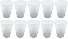 5 transparente Plastik Mehrweg