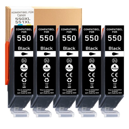 Tinte black mit chip - 5x,