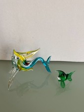 2 Glasfiguren Fische Figur