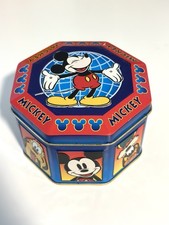 Walt Disney Mickey Mouse Metall Dose Vintage 90er Jahre Retro Sammler