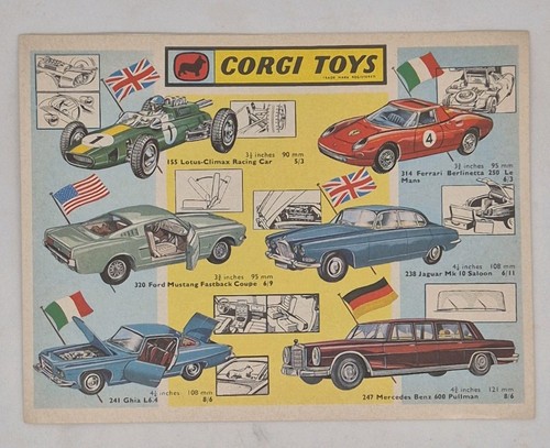 Corgi toys 1965 interim - corgi,