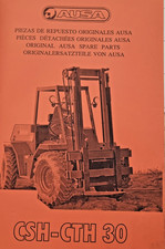AUSA Original Ersatzteilbuch - Geländestapler CSH-CTH 30 - E F GB D