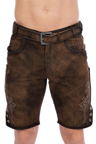 Lederhose herren kurz elm - herren,