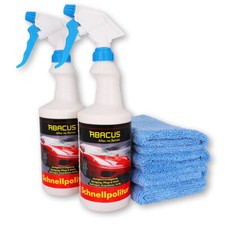 (26,60€/L) 2x 750 ml Schnellpolitur mit Lotuseffekt + 4x Mikrofasertücher
