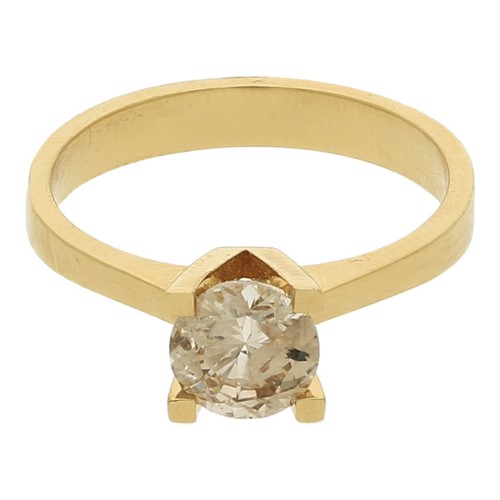 Solitär diamant brillant ring - solitär,