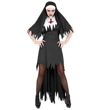 HALLOWEEN KARNEVAL FASCHING KOSTÜM DAMEN HORROR NONNE GR. S  NEU OVP