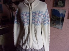 Norweger Muster Strickjacke