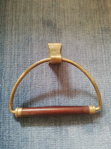 Alter messing handtuchhalter - messing,