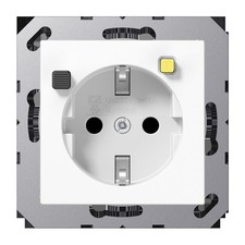Jung FI-SCHUKO-Steckdose aws A 5520.30 WW Steckdosen A5520.30WW