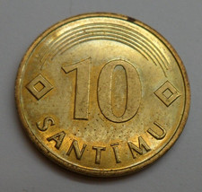 Lettland  10 Santimu 1992 ##