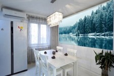 3D Schnee Wald Bäume Q2829