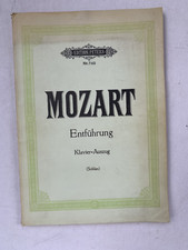 Noten .  Mozart. Entführung