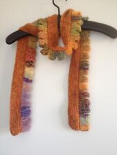 strick schal handarbeit  originell * sehr aufwändig gearbeitet mit Schlaufen