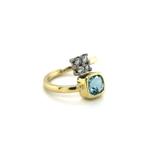 Ring 585 gold - ring,