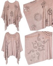 Poncho Damen in Kunstleder