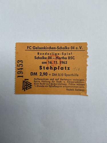 Ticket eintrittskarte schalke - ticket,