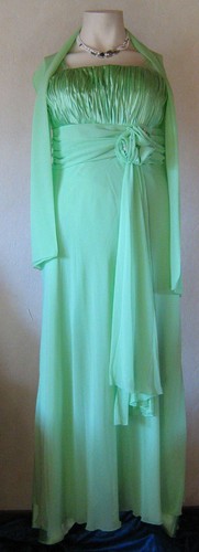 Abendkleid mit stola mint - stola,