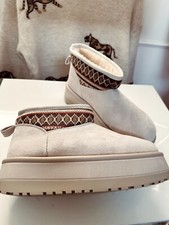 Wildleder Optik Stiefeletten