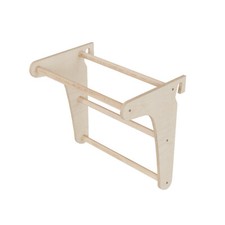 Klimmzugstange Holz Auflage Sprossenwand Fitness Gymnastik Korrekturübungen