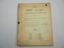 IHC 553 654 724 734 824 834 Traktor Ersatzteilliste Ergänzung Nr. 3 4 5 von 1973