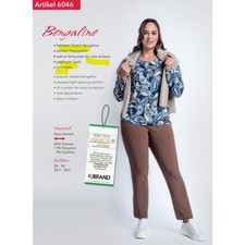 KjBRAND elastische Damenhose BETTY, bequeme Oberschenkel & gerades Bein, 44-58