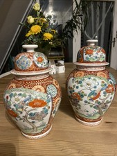 Chinesische Vasen  (alt) 2 Stück mit Deckel