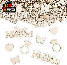 Tischdeko Hochzeit, Holz