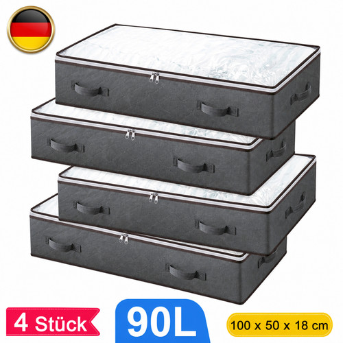 Mit deckel 90l unterbettbox - deckel,