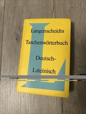 Langenscheidts Taschenwörterbuch deutsch Lateinisch