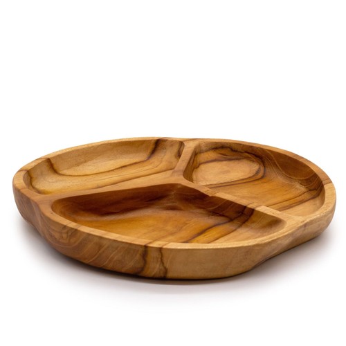 Snackschale teak holz rund - teak, Ø