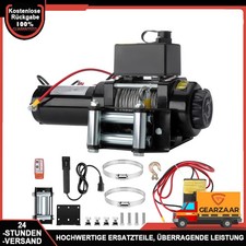 Elektrische Seilwinde 3000LBS Elektrowinde Motorwinde mit Stahlseil 12V ATV